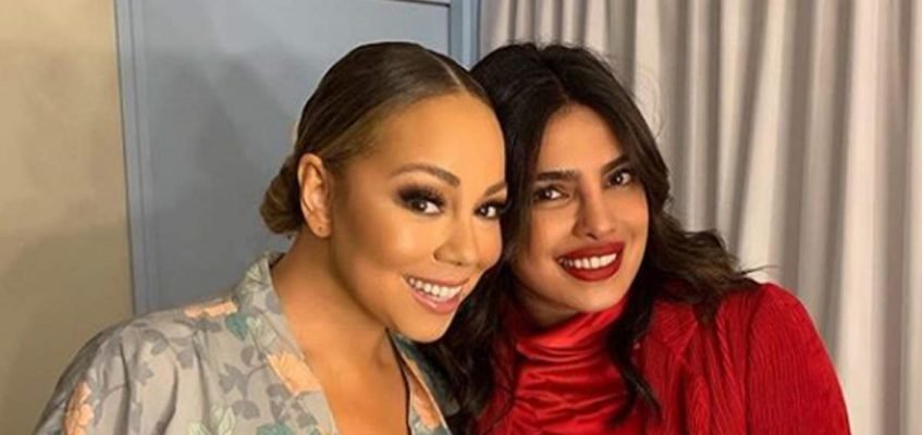Chopra revealed she had a great time chatting and singing together with Mariah Carey.