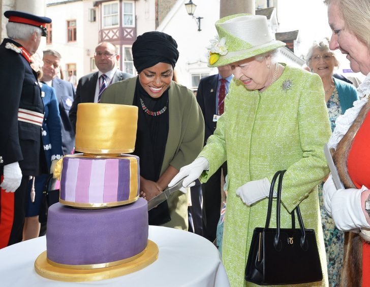 Queen Elizabeth hired Nadiya Hussain to make a cake for her 90th birthday.