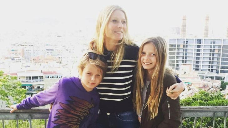 Paltrow and Falchuk arrangement enable them to balance their time between their children and themselves.