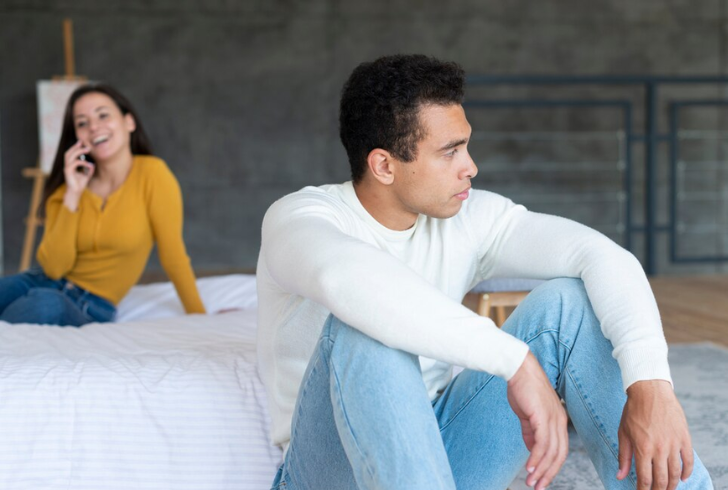 Partners may grow emotionally distant, showing disinterest or withholding emotions.